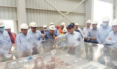 "وزير البترول" يتفقد  مشروع مصنع انتاج الالواح الخشبية متوسطة الكثافة MDF من قش الأرز باستثمارات ٥.٥ مليار