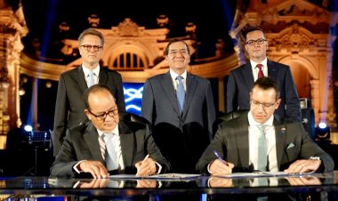 وزير البترول والسفير الألمانى يشهدان توقيع خطاب نوايا للتعاون بين  "إيجاس" و فانترشال ديا الألمانية فى مجال خفض الانبعاثات الكربونية فى منطقة امتياز دسوق