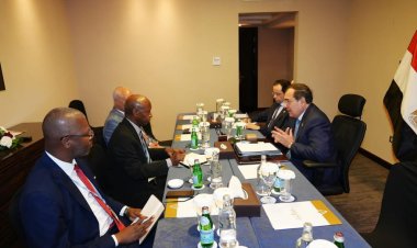 قمة المناخ COP 27 ..   دعم أفريقيا والنهوض بها على مائدة مباحثات وزير البترول والثروة المعدنية والأمين العام لمنظمة منتجي البترول الأفارقة Appo