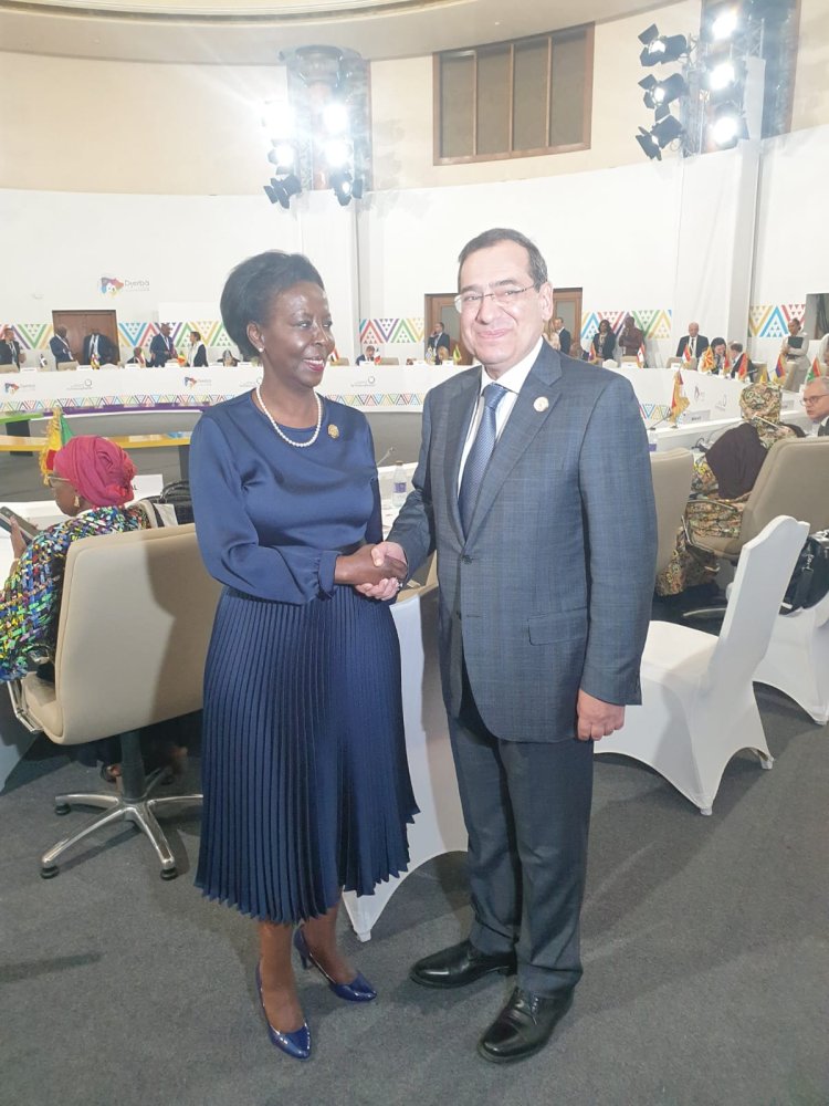 "وزير البترول" يلتقي لويز موشيكيوابو السكرتير العام للمنظمة الدولية للفرنكوفونية