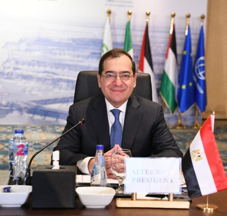 وزير البترول والثروة المعدنية يتسلم  رئاسة الدورة القادمة لمنتدى غاز شرق المتوسط  خلال عام 2023