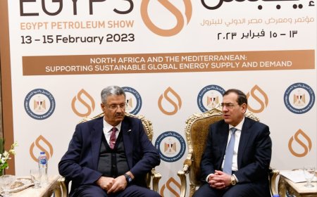 على هامش افتتاح إيجيبس 2023.. وزير البترول يبحث مع نائب رئيس الوزراء العراقي التعاون في مجال الصناعات البترولية