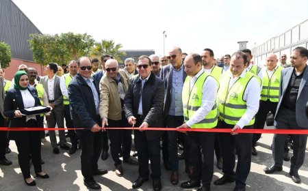 وزير البترول  يفتتح مشروع تطوير الورش والمخازن الرئيسية لشركة غاز مصر بمنطقة أبورواش