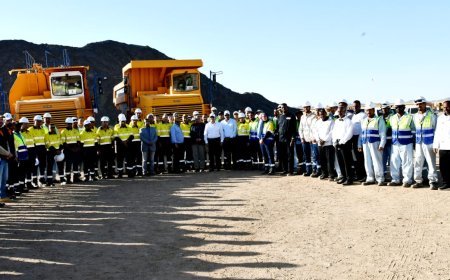 وزير البترول والثروة المعدنية من جولة بشلاتين:  بدء تجارب تشغيل الإنتاج التجارى للذهب من موقع إيقات بجنوب مصر