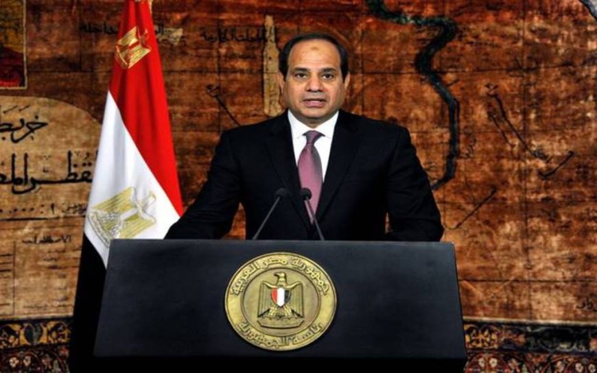 الرئيس السيسي  يعلن وصول  مبالغ من صفقة رأس الحكمة  للبنك "المركزي" المصري