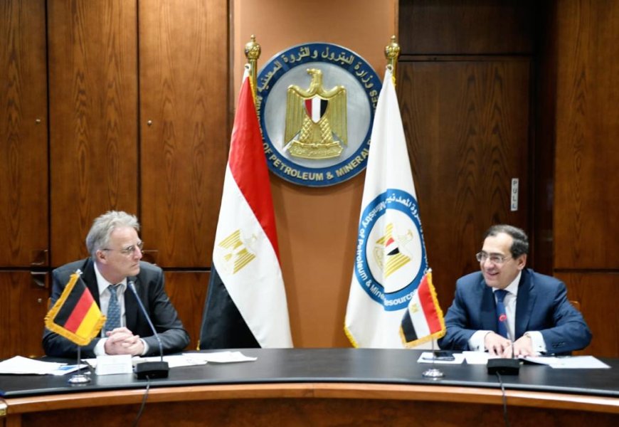 مصر وألمانيا يبحثان تفعيل التعاون في مجالات الغاز الطبيعي المسال والهيدروجين والطاقات الخضراء