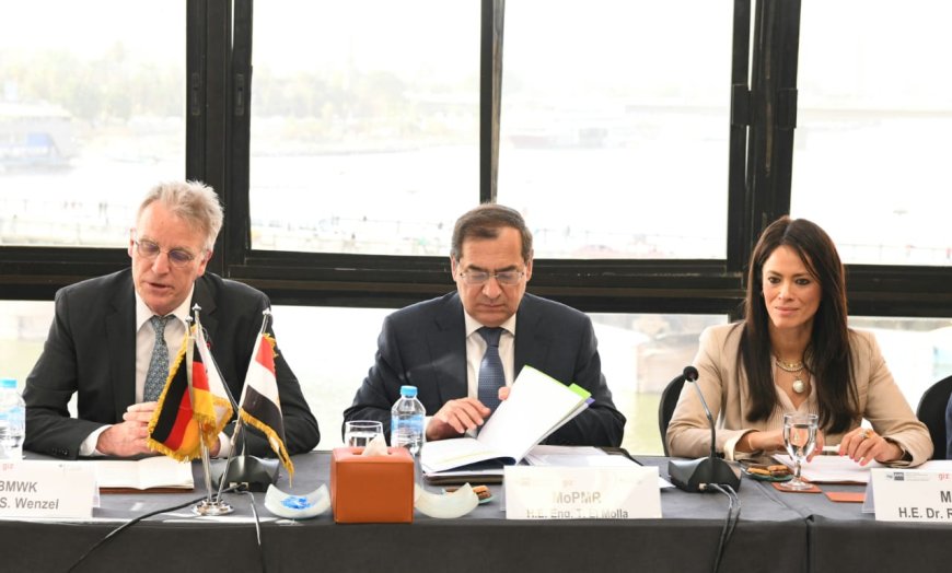 وزير البترول يشارك في الاجتماع الاول للجنة التنظيمية العليا  للتعاون بين مصر وألمانيا في مجالات الطاقة والهيدروجين