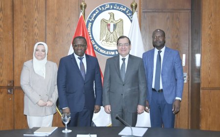 وزير البترول يبحث مع البنك الدولي تعزيز التعاون  فى مجالات الغاز وخفض الانبعاثات والتعدين