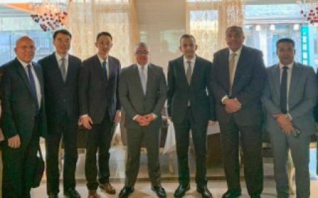 اقتصادية قناة السويس تيحث مع صندوق التنمية الصيني الإفريقي استثمارات 8 مشروعات داخل مصر