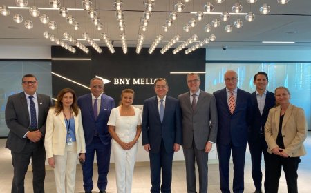 وزير البتر ل يبحث  مع بنك نيويورك ميلون انترناشيونال فرص التعاون في تمويل مشروعات خفض الكربون