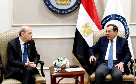 وزير البترول يبحث مع شركة توتال انرجيز الفرنسية خططها للتوسع مجال البحث عن الغاز