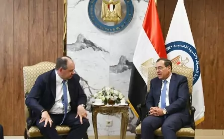 "وزير البترول" يلتقي رئيس اباتشي العالمية لبحث خطط الشركة في زيادة الانتاج بمناطق امتيازها بالصحراء الغربية