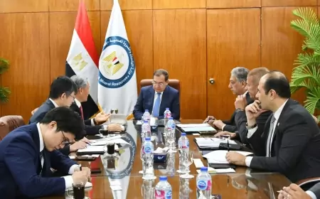 وزير البترول يبحث مع السفير الكوري  سبل تطوير العلاقات بين البلدين  في مجالات البترول والغاز الطبيعي والطاقة الخضراء