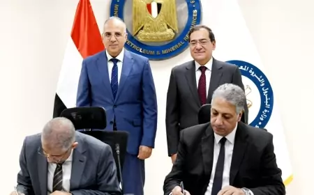 بروتوكول تعاون بين وزارتي البترول والثروة المعدنية والموارد المائية والرى