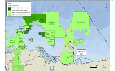 "بى بى" تفوز بمنطقة امتياز بحرية في شرق البحر المتوسط