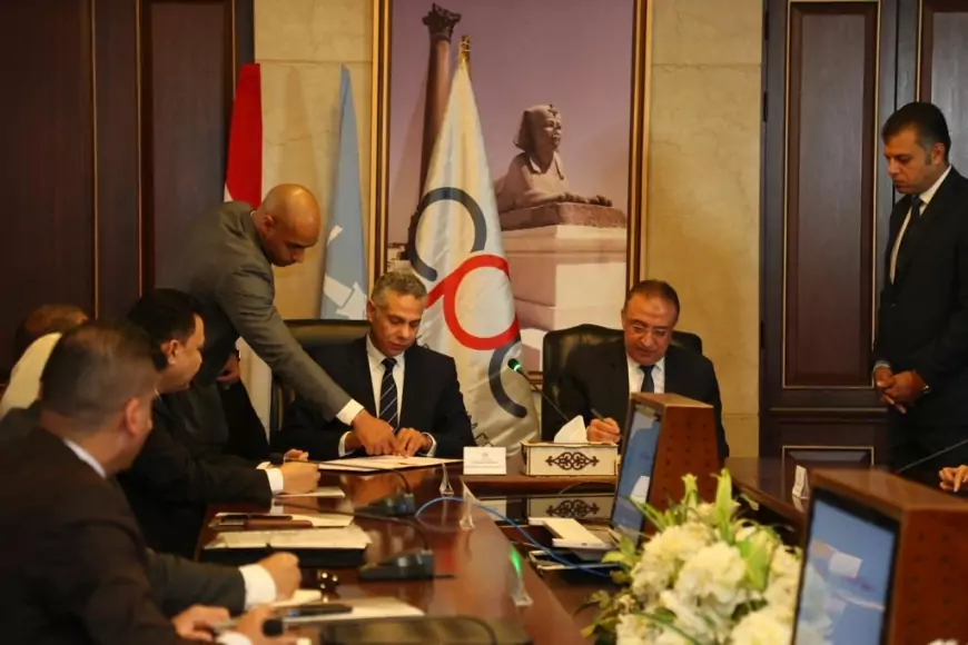 "التعاون للبترول " توقع مع محافظة الأسكندرية بروتوكول لإنشاء وتشغيل محطات تموين سيارات متكاملة الخدمات