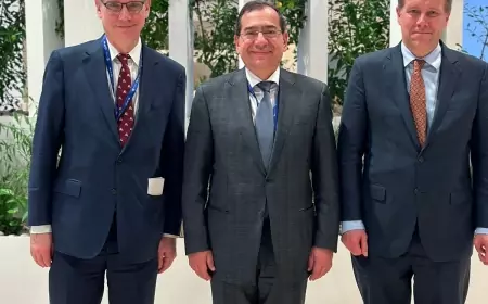 وزير البترول يجري مباحثات مع مساعدي وزيرة الطاقة الأمريكية ووزير البيئة والعمل المناخي بأستراليا الغربية