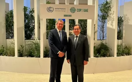 وزير البترول يجري مباحثات مع  وزير البيئة والعمل المناخي بأستراليا الغربية فى مجالات التعدين الأخضر