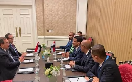 وزير البترول يجري مباحثات مع وزير الطاقة اليمنى والأمين العام لمنظمة الدول المصدرة للغاز خلال مؤتمر الطاقة العربى