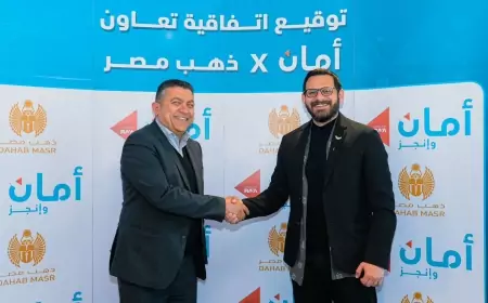 "أمان القابضة" و "ذهب مصر" يوقعان عقد شراكة لتقسيط الذهب الاستثماري