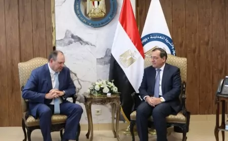 وزير البترول يبحث مع  شركة أباتشى العالمية  وتكثيف عمليات الحفر الاستكشافى للبترول والغاز