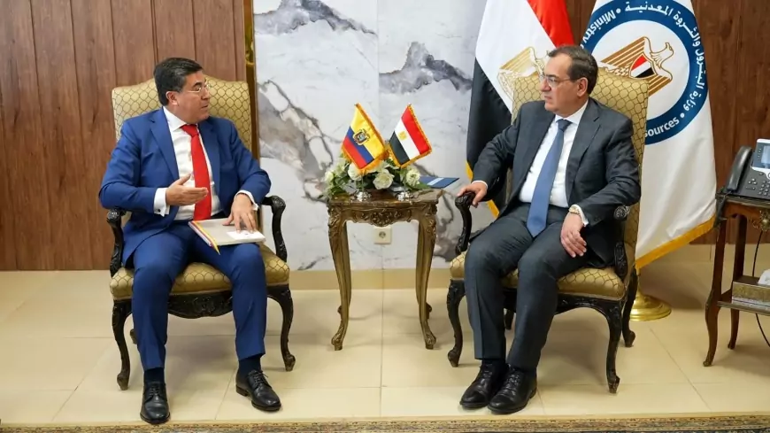 وزير البترول يبحث مع سفير الأكوادور بالقاهرة التعاون في مجال البترول والغاز