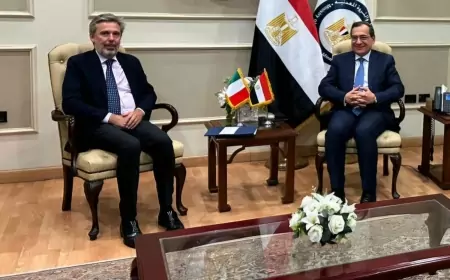 وزير البترول : تنسيق بين مصر وإيطاليا في مجالات الصناعة البترولية