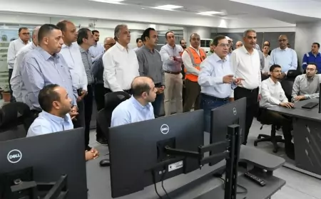 افتتاح المرحلة الاولى لغرفة التحكم والمراقبة SCADA بشركة انابيب البترول