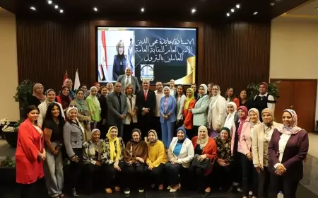 أمانة المرأه بنقابة البترول تحتفل بالسروجى ومحى الدين