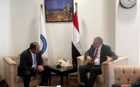 وزير البترول يبحث مع أباتشي خطط زيادة الإنتاج من البترول والغاز من مناطق امتياز بصحراء مصر الغربية