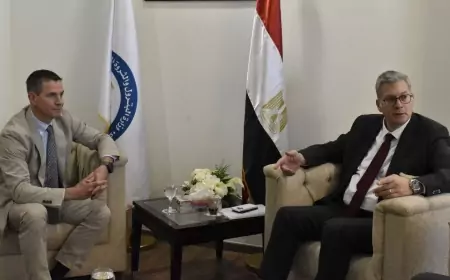وزير البترول يبحث مع كابريكورن للطاقة سبل التعاون لزيادة الإنتاج من البترول والغاز من مناطق عملها بالصحراء الغربية