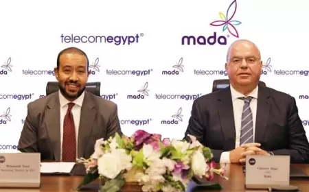 المصرية للاتصالات  توقيع اتفاقية مع "مدى للاتصالات"، لتقديم خدمات الرسائل الدولية