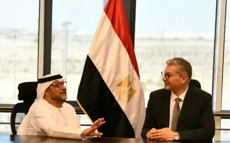 وزير البترول يبحث مع رئيس حكومة إمارة الفجيرة التعاون البترولي