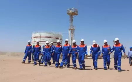 جولة تفقدية بمواقع انتاج شركة جنوب الوادى بالصحراء الشرقية