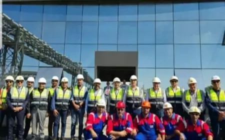 البطل  يتفقد شركتى الاسكندرية للبترول ومستودع التعاون  بمنطقة المكس بالإسكندرية