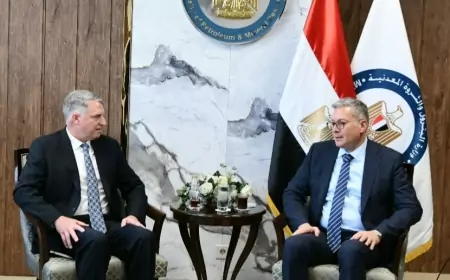 وزير البترول يتبادل الرؤى مع شيفرون  للبحث عن الغاز وإنتاجه في منطقة البحر المتوسط