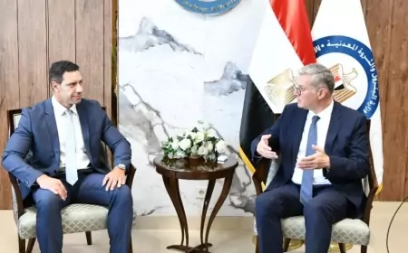 وزير البترول يلتقي نائب الرئيس التنفيذى لشركة فنترسال ديا الألمانية للشرق الأوسط وشمال أفريقيا