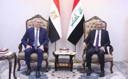 مباحثات مصرية عراقية لتعزيز التعاون بين البلدبن في مجالات النفط والغاز واستخدام البنية التحية المصرية