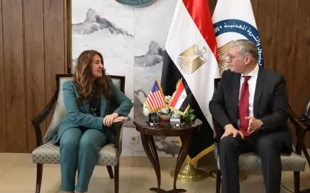 وزير البترول يلتقي السفيرة الأمريكية بمصر لبحث مشروعات الشركات الامريكية في مصر