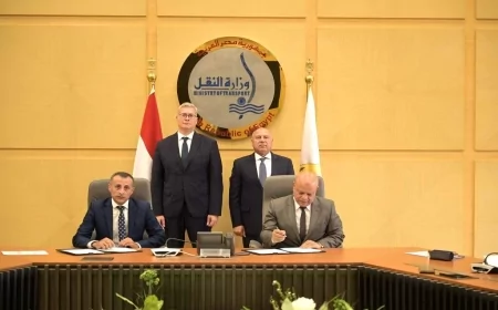 توقيع عقد تطوير محطة للصب السائل والغازي في ميناء الدخيلة بين الهيئة العامة لميناء الإسكندرية وشركة الإسكندرية لسلاسل الإمداد