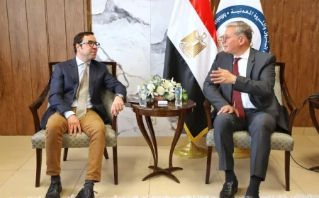 وزير البترول والثروة المعدنية يعقد اجتماعا مع شركة “شارد كابيتال” للوقوف علي تطورات العمل بمجمع البحر المتوسط للبتروكيماويات في العلمين الجديدة