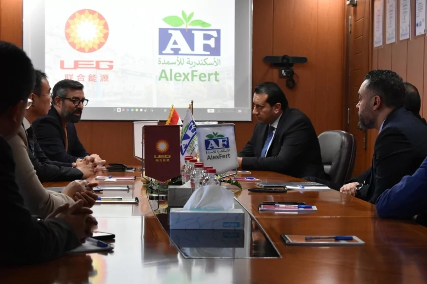 يونايتد إنرجي جروب وشركة الاسكندرية للأسمدة توقعان مذكرة تفاهم لتطوير مشروع الأمونيا الخضراء