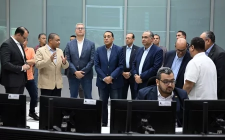 رئيس الوزراء يتابع جاهزية الشبكة القومية للغاز الطبيعي وتأمين الإمدادات من مركز التحكم