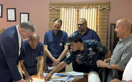 وزير البترول  يتابع اخر مستجدات البحث عن المفقودين بحادث انقلاب  البارج البحري "أدمارين 12"