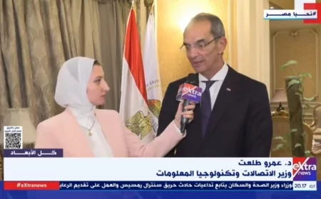 وزير الاتصالات: عودة خدمات البنوك والبورصة تدريجيًا بعد حريق سنترال رمسيس