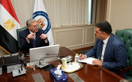 وزير البترول يناقش مع هيئة الثروة المعدنية والصناعات التعدينية  المتطلبات المستقبلية لتطوير قطاع التعدين