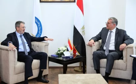 وزير البترول يبحث مع الرئيس التنفيذي للمؤسسة الدولية الإسلامية لتمويل التجارة  تعزيز التعاون في الفترة المقبلة
