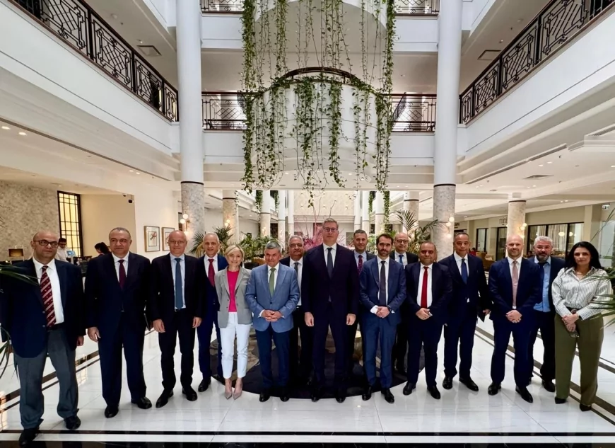 وزير البترول يلتقي نظيرة القبرصي لبحث اتخاذ القرار النهائي لربط حقل كرونوس  بمحطات الإسالة المصرية بحلول 2027