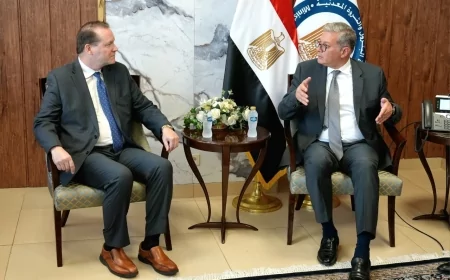 وزير البترول والثروة المعدنية يبحث مع انرجوس العالمية التعاون القائم في سفن التغييز 