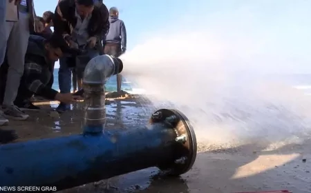 بالفيديو.. تفاصيل إنشاء خط مياه مصري لقطاع غزة بدعم إماراتي